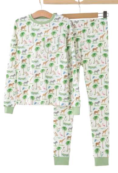 Go Wild Organic Cotton Kids Pajamas (Set)