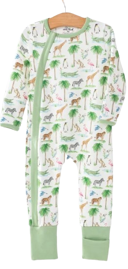 Go Wild Organic Cotton Kids Pajamas (Zip)