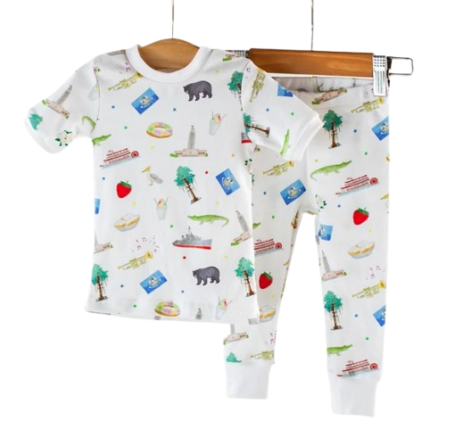 Louisiana Kids Organic Cotton Pajama (Set)