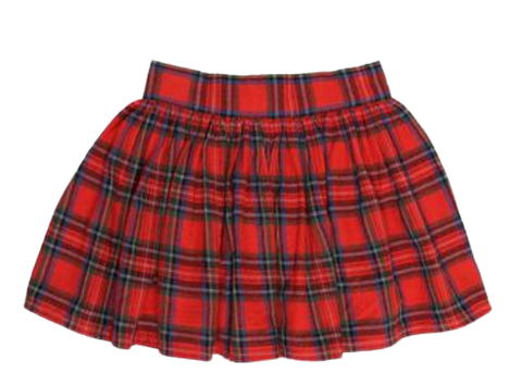 Tartan Skirt - Red Plaid