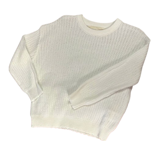 Bow-Tastic Sweater - White