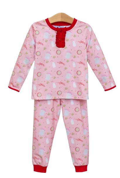 Milk & Cookies Ruffle Lounge Set