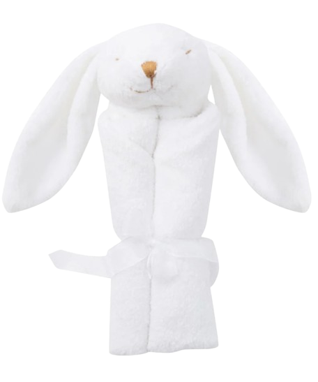 LOVIE, WHITE Bunny Blankie