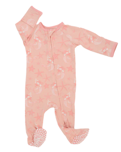Zipper Footie - Mermaid