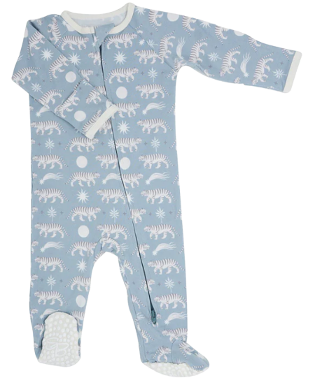 Zipper Footie -Tiger