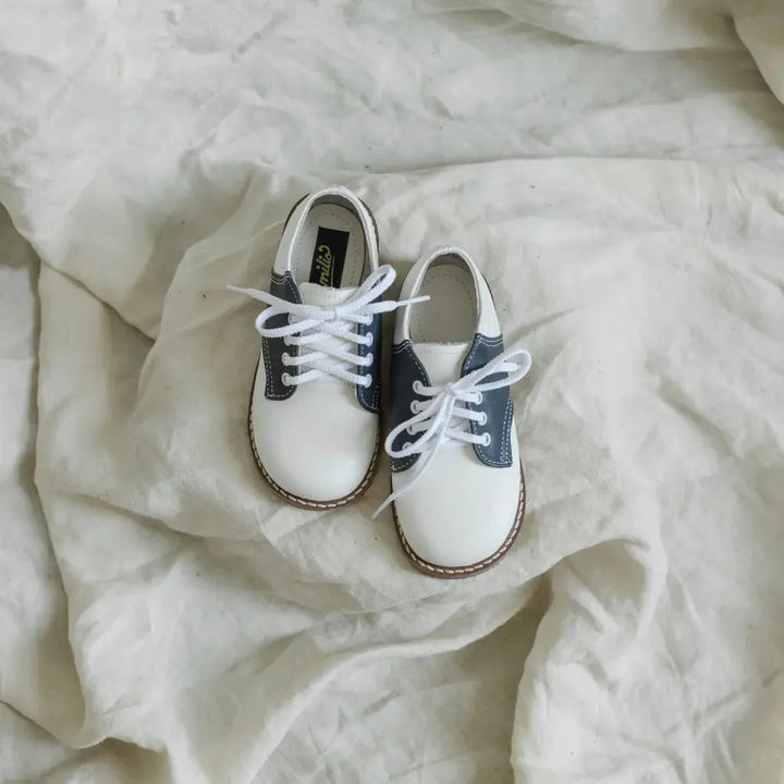 Albert Saddle White/Navy