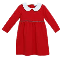 Claire Long Sleeve Dress Red