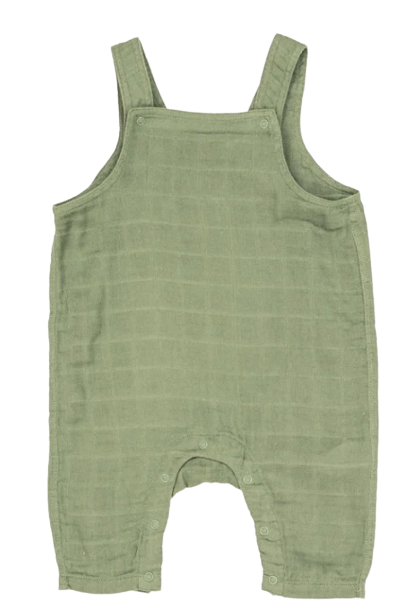 Oil Green Unisex Overalls