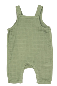 Oil Green Unisex Overalls
