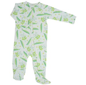 Zipper Footie -Sweetpea