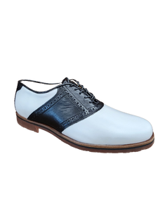 Saddle Oxford White/Black 944-M-20