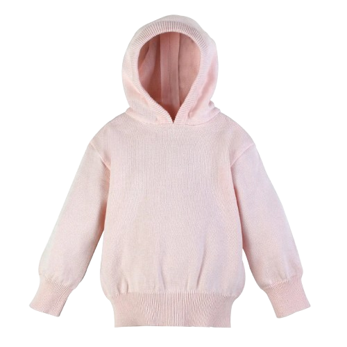 Julius Berger Pink Zip Back Baby Girl Sweater