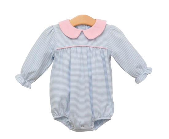 Katherine Bubble Light Blue Stripe/Light Pink
