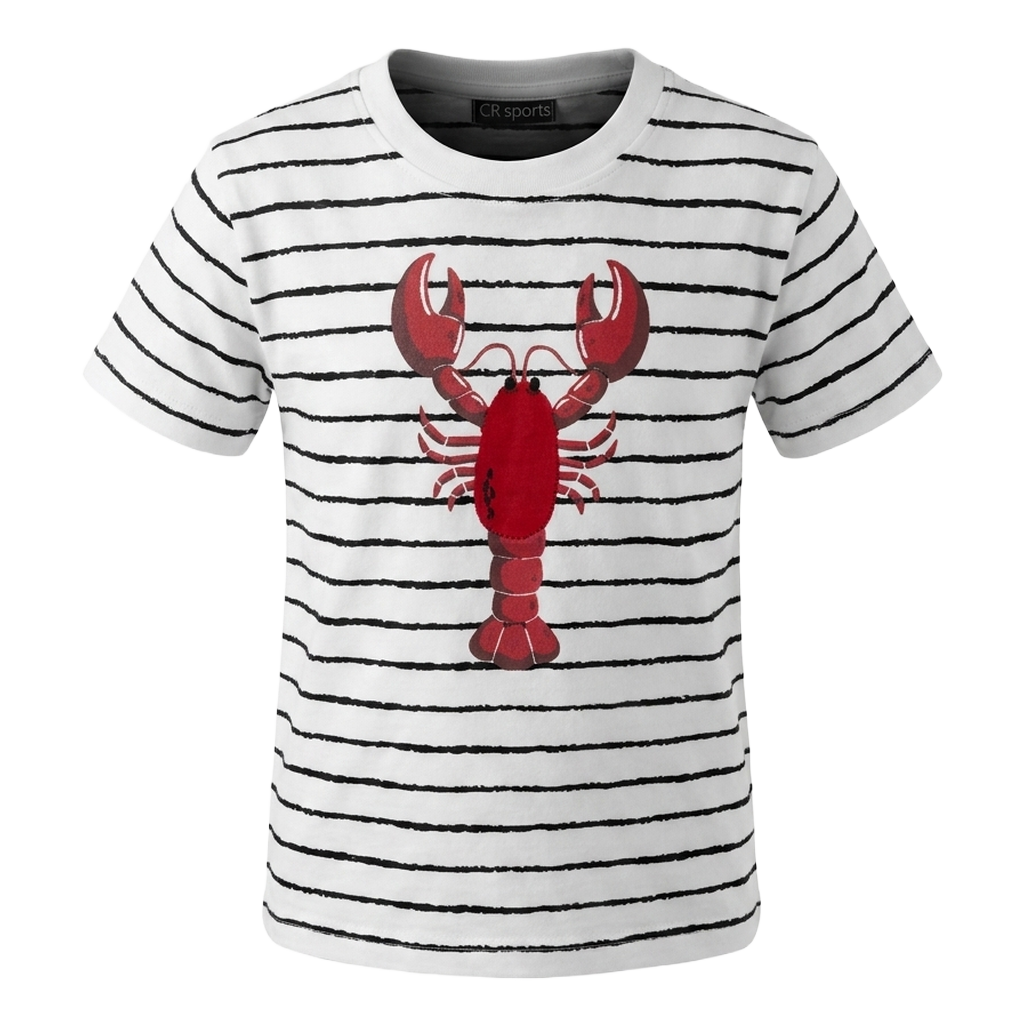 Boys Stripe Lobster Tee