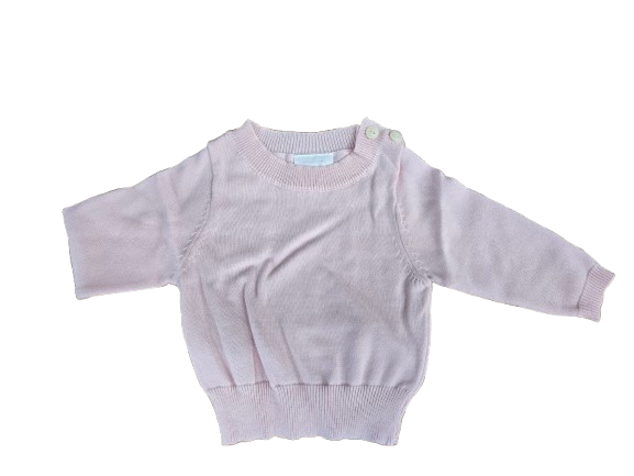 Baby Toddler Pink Crewneck Sweater
