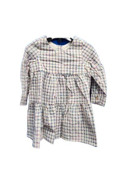 Sweet Taffy Cotton Woven Dress - Blue