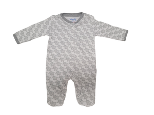 Little Elephant Sleepsuit - Grey