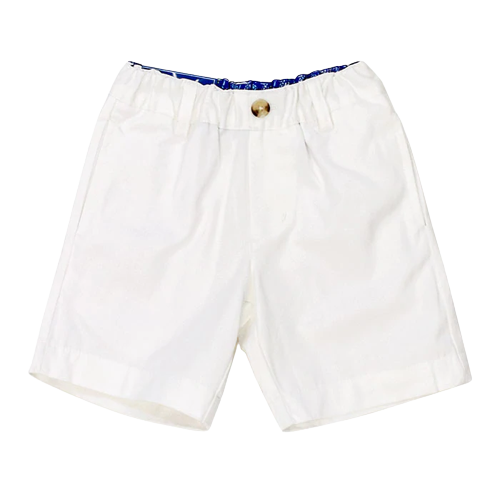 Short, White Twill