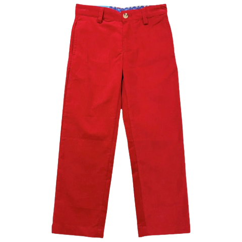 Boys Pants Corduroy Red