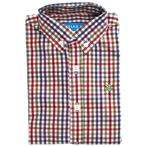 Boys Roscoe Shirt Banks Plaid