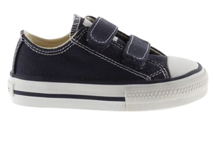 TRIBE CANVAS STRIPE SNEAKER NAVY