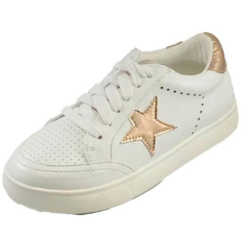 Girls Sneakers w/Gold Star