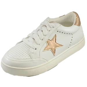 Girls Sneakers w/Gold Star