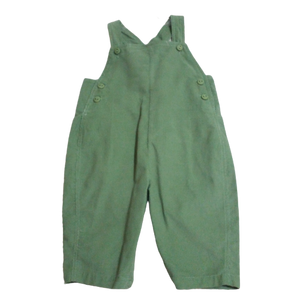 Boys Overalls Green Corduroy