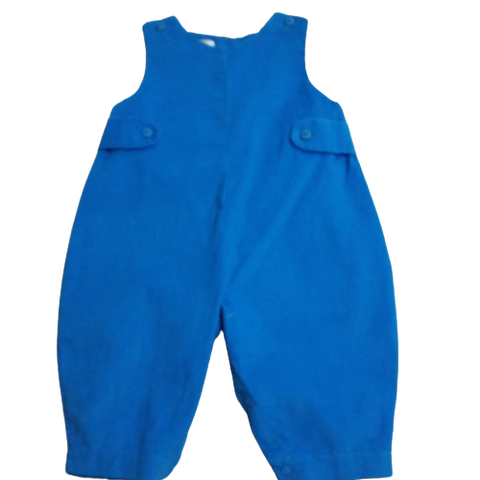 Longalls w/Button Belt Royal Blue