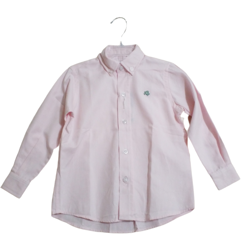 Pink Oxford Long Sleeve Shirt