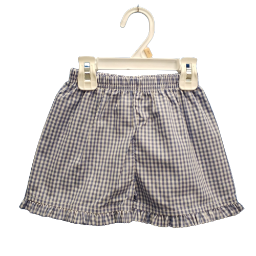 Emma's Shorts Woven, Woven Medium Plaid, Royal Plaid