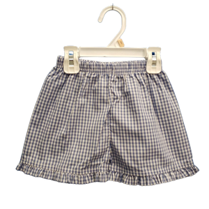 Emma's Shorts Woven, Woven Medium Plaid, Royal Plaid