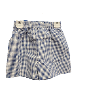 Leo Shorts, Seersucker Mini Gingham, Royal Blue