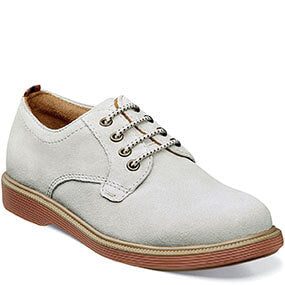 SUPACUSH JR. PLAIN TOE OXFORD WHITE