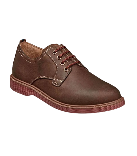 SUPACUSH JR. PLAIN TOE OXFORD BROWN