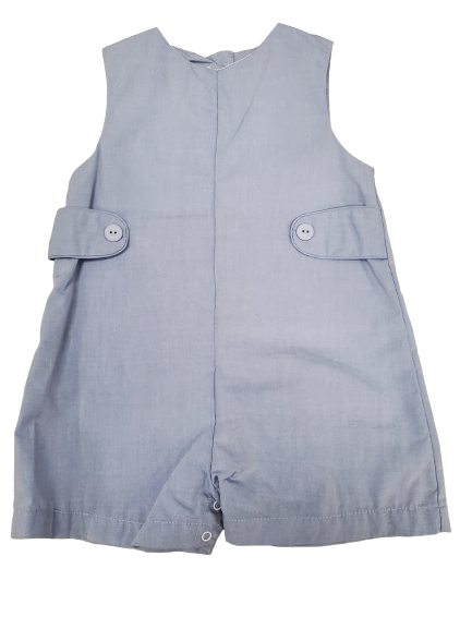 Blue Cotton Sunsuit