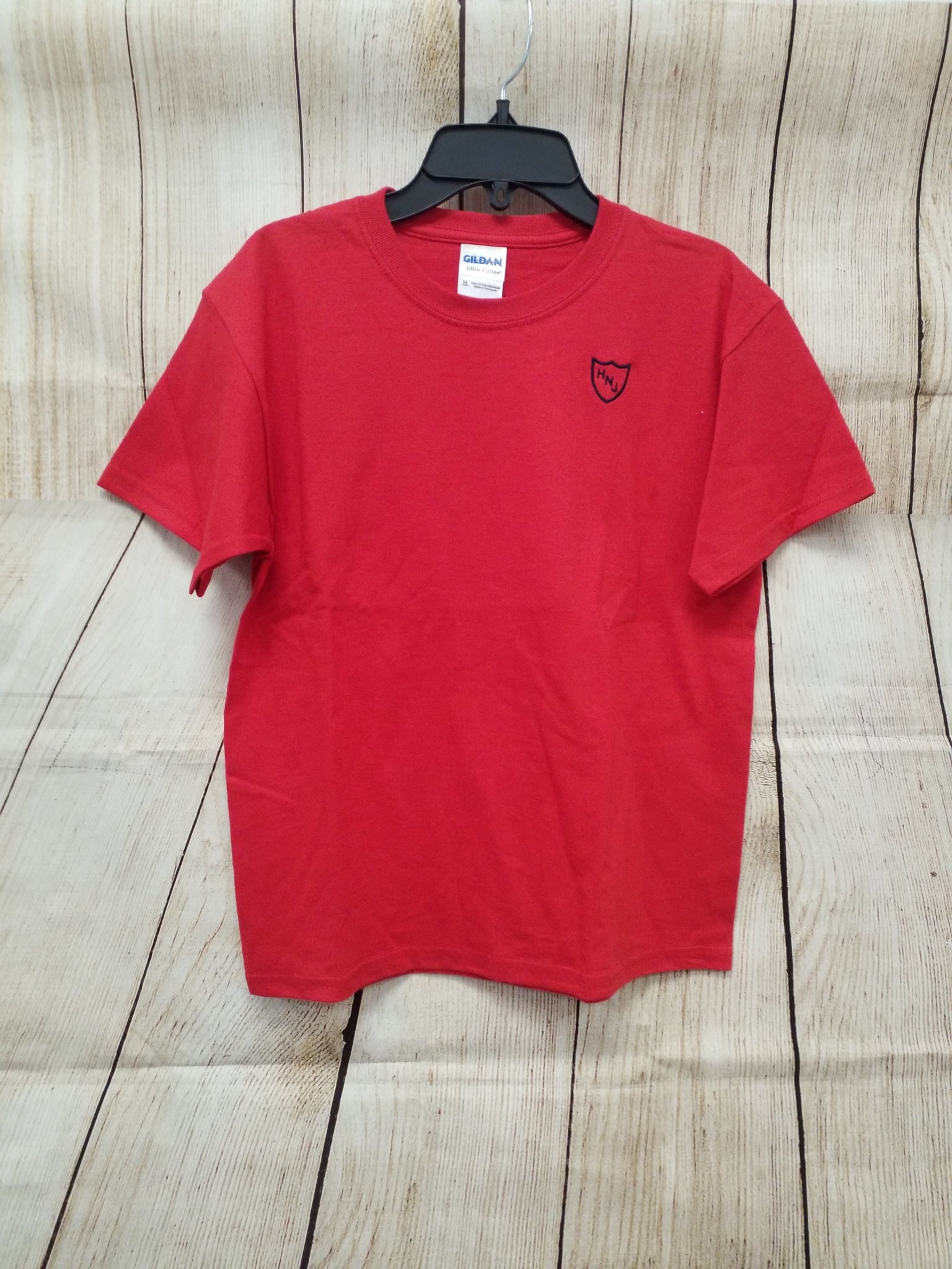 HNJ Monogrammed Boys Red Tee