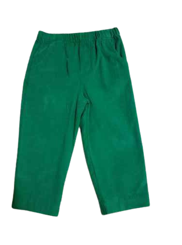 Boys Pants Corduroy Green