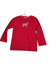 Red L/S Tee-Lab