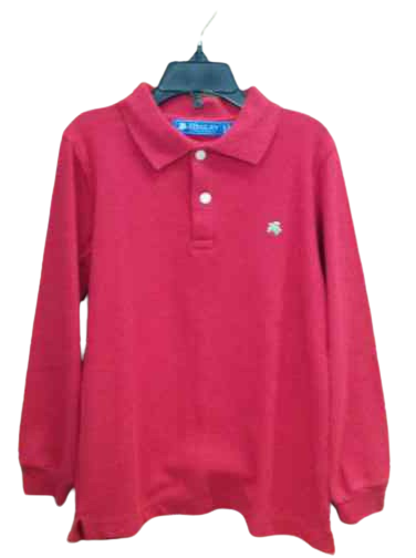 Boys L/S Polo Red