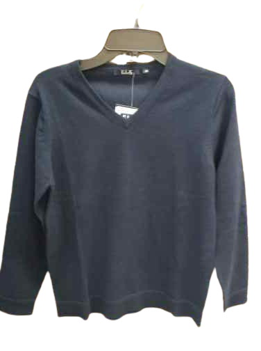 Boys V-Neck Sweater Navy