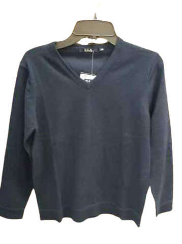 Boys V-Neck Sweater Navy