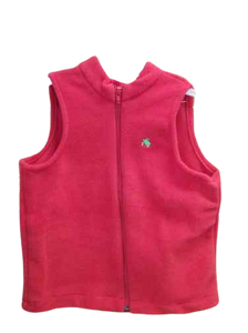 Boys Red Fleece Vest