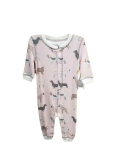 Pink Dogs Romper