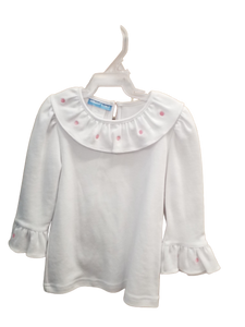 Girls Blouse Pink Dots