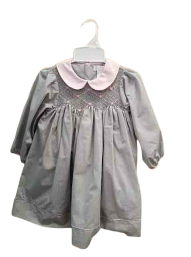 Girls Grey Dress Set