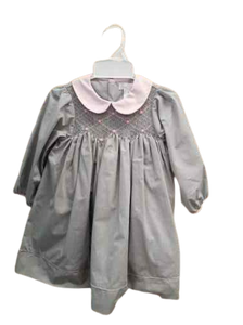 Girls Grey Dress Set