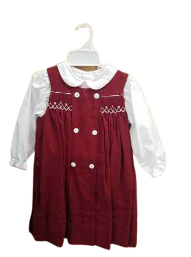 Girls Maroon Dress