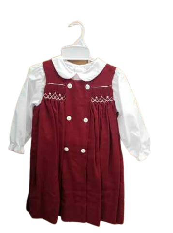 Girls Maroon Dress