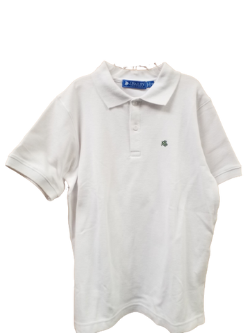 Boys Knit Polo White